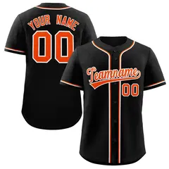 Hip Hop Button-Down Stitched Baseball Jersey