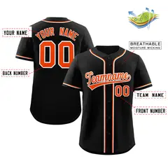 Hip Hop Button-Down Baseball Jersey 2