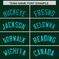 Hunter Green Sequined Trim Athletic Basketball Jersey 3