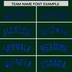 Hunter Green Sequined Trim Athletic Basketball Jersey 3