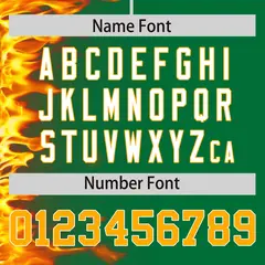 Kelly Green 3D Flame Authentic Baseball Jersey 4