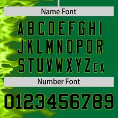 Kelly Green 3D Flame Authentic Baseball Jersey 4