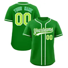Kelly Green Baseball Jersey 1