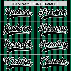 Kelly Green Black American Flag Graffiti Baseball Jersey 3