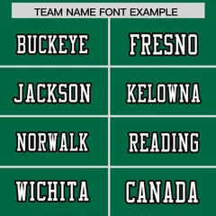 Kelly Green Black Gradient Side Pattern Football Jersey 3