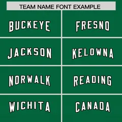 Kelly Green Black Gradient Vertical Stripe Football Jersey 3
