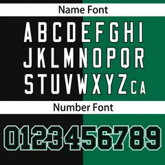 Kelly Green Black Stripe-Solid Combo Baseball Jersey 4