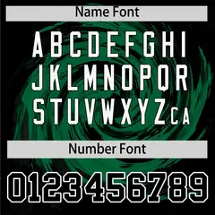 Kelly Green Black Swirl Graffiti Baseball Jersey 4