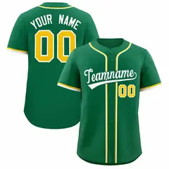 Kelly Green Classic Authentic Baseball Jersey 1