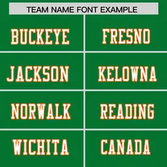 Kelly Green Classic Authentic Football Jersey 3