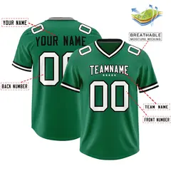 Kelly Green Classic Style American Football Jersey 2