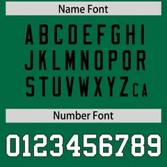 Kelly Green Classic Style American Football Jersey 4