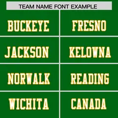Kelly Green Color Block Mesh Authentic Football Jersey 3