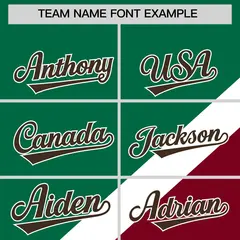 Kelly Green Crimson Raglan Full-Snap Letterman Baseball Jacket 3