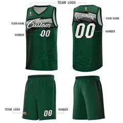 Kelly Green Dot Scatter Graffiti Pattern Basketball Jersey 2