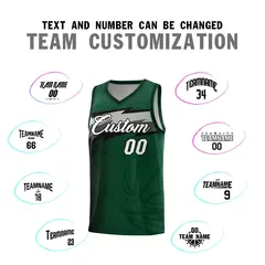 Kelly Green Dot Scatter Graffiti Pattern Basketball Jersey 3