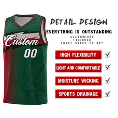 Kelly Green Dot Scatter Graffiti Pattern Basketball Jersey 4