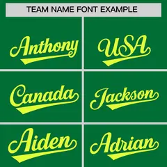 Kelly Green Fluorescent Green Graffiti Wind Mark Baseball Jersey 3