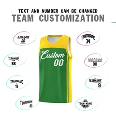Kelly Green Gold Classic Sets Basketball Jersey 4