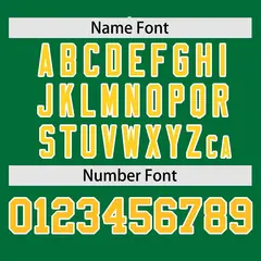Kelly Green Gold Gradient Side Authentic Baseball Jersey 4
