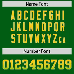Kelly Green Gold Gradient Sides Fashion Football Jersey 4