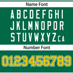 Kelly Green Gold Gradient Thick Stripe Raglan Jersey 4