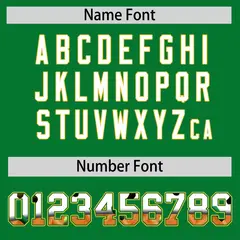 Kelly Green Gold Ice Cream Helmet Pattern Hockey Jersey 4