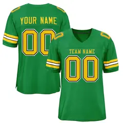 Kelly Green Gold-Kelly Green Football Jersey 1
