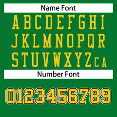 Kelly Green Gold-Kelly Green Football Jersey 4