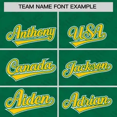 Kelly Green Gold L Pattern Varsity Raglan Letterman Jacket 3