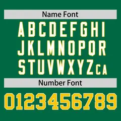 Kelly Green Gold Raglan Sleeves Authentic Baseball Jersey 4