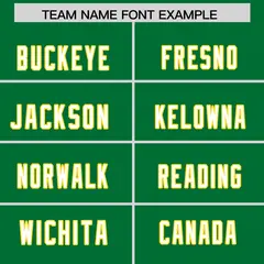 Kelly Green Gold Raglan Sleeves Authentic Football Jersey 3