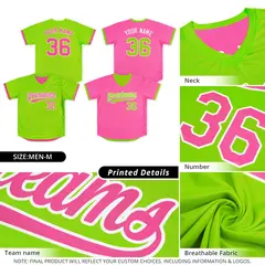 Kelly Green Gold Reversible Pullover Baseball Jersey 5