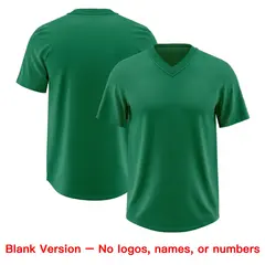 Kelly Green Gold Sequin Lettering Football Jersey 7