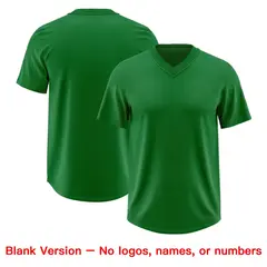 Kelly Green Gold Sequin Lettering Stretch Football Jersey 7