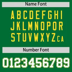 Kelly Green Gold Side Flame Outline Baseball Jersey 4