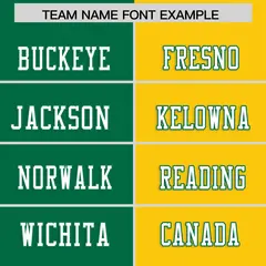 Kelly Green Gold Split Two Tone Authentic Football Jersey 3