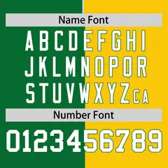 Kelly Green Gold Symmetrical Gradient Baseball Jersey 4