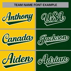 Kelly Green Gold-White Color Block Varsity Baseball Bomber Jacket 5