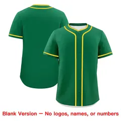 Kelly Green Gold White Father's Day Classic Baseball Jersey 7