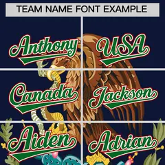 Kelly Green Graffiti Mexican Style Baseball Jersey 4