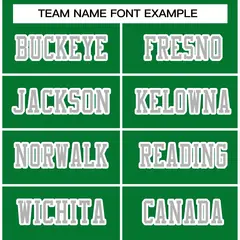 Kelly Green Gray-White Classic Authentic Football Jersey 3