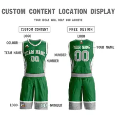 Kelly Green Gray White Graffiti Lightning Basketball Jersey 3