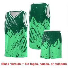 Kelly Green Green Beast Pattern Sports Basketball Jersey 7