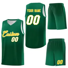 Kelly Green Green Gradient Sports Uniform Basketball Jersey 7