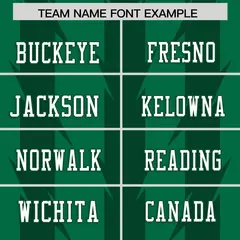 Kelly Green Green Razr Stripe Graffiti Flag Football Jersey 3