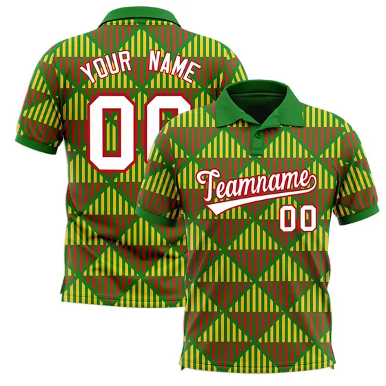 Kelly Green Lingge Sunshine Team Polo Shirts