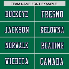 Kelly Green Navy Gradient Side Pattern Football Jersey 3