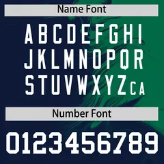 Kelly Green Navy Ink Pattern Authentic Baseball Jersey 4