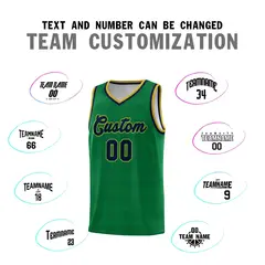 Kelly Green Navy Trailblazer Dot Pattern Basketball Jersey 4